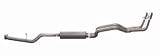 Dual Sport Exhaust Kit Exit In Near Stock Location Incl. Muffler/Dual 3 in. Pipes/4 in. Polished Stainless Tips/Hangers/Clamps Stainless