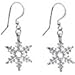 Body Candy Holiday Winter Snowflake Earrings
