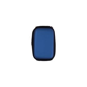 Click here to buy Hard Smooth Surface Digital Camera Bag (Blue) for Toshiba camera by CellularFactory.
