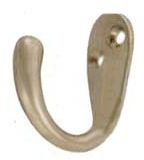 Stanley Hardware Single Prong Robe Hook, Satin Nickel #750012