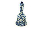 Polish Pottery Figurine Bell (5.71in.H x 2.76in.W x 2.76in.L) Traditional Pattern - H0049B