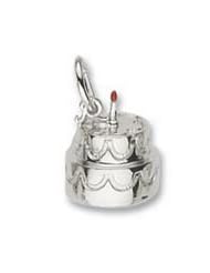 Rembrandt Charms Happy Birthday Cake Charm