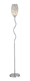 Calix White Glass Floor Lamp