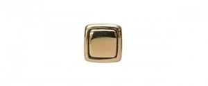 Square Polished/Black Line Tie Tack