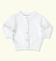 Petit Bebe Pure Cotton Knitted Matinee Cardigan
