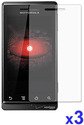 MOTOROLA Droid A855 Display Protectors 3-Pack w Bonus