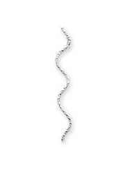 Ann Harrington Jewelry 14k White Gold .15 Ct Tw Diamond Chain Slide