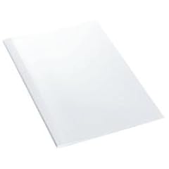 Leitz 39200 Thermobindemappe Hochglanz, A4, R�ckenbreite 1,5 mm, 100 St�ck, weiss