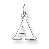 Sterling Silver Initial A Charm