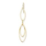 14k Geometric Drop Earrings
