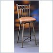 Bostonian Bronze 30" Swivel Barstool w/ Toast Fabric