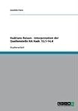 Produkt-Bild: Hadrians Reisen - Interpretation der Quellenstelle HA Hadr. 13,1-14,4