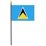 St. Lucia Miniature Flag
