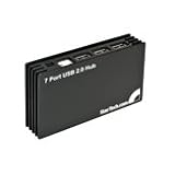 StarTech.com 7 Port Black USB 2.0 Hub