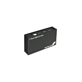 StarTech.com 7 Port Black USB 2.0 Hub