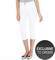 Twiggy for M&S Woman Cotton Rich Cropped Jeggings
