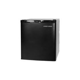 Black and Decker 1.7 cu. ft. Compact Fridge, Black by 