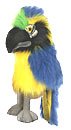 Childrens Toyshop  Toys : Blue & Gold Macaw
