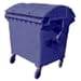 Wheelie Bin - Blue - 1100L - Roll Lid - Free Delivery