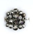 Improving Lifestyles Rhinestone Crystal20 Ring Adjustable Hematite