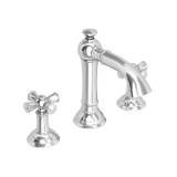 Newport Brass 2400 WEATHERED COPPER (LIVING) Widespread Bathroom Faucet with Cross Handles Tall Country Base
