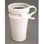 Ceramic Coffee Travel Mugs - White Mugs