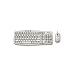 Microsoft Basic White Value Pack - Keyboard - PS/2 - mouse - white - UK - OEM (pack of 3 )