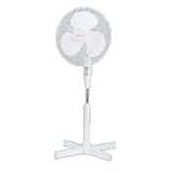 16 3-Speed Oscillating Pedestal Fan, 42 to 50 High Telescopic-Pole, Ivory (LAKR16PED)