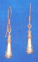 Peter Costello 14K Gold 20MM 3-D Lighthouse Earring with French Wire