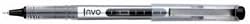 Invo 0.5mm Tip 0.3mm Line Needlepoint Rollerball Pen - Black (Pack of 12)