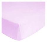 SheetWorld Fitted Pack N Play (Graco Square Playard) Sheet - Solid Lavender Jersey Knit - Made In USA
