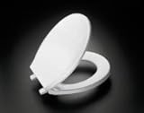 Kohler Lustra Solid Plastic Seat, Round, Closed-front Seat , Cover w/ Anti-Microbial Agent - K-4662-