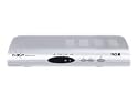 Clixxun Fancy omega DVB-T Receiver im Slim Line Design nur 21 cm breit. Empfangsstarker Tuner. Besonders stromsparend. Design Fernbedienung