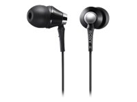 Sony MDR-EX76/BLK EX Style Headphones with Carrying Case (Black)