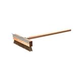 Carlisle 40293 Sparta Pizza Oven Brush Head with Scraper and Brass Wire Bristles, 10' Category: Grill, Griddle and Fryer Cleaners