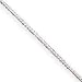 Sterling Silver 0.95mm Round Franco Chain Necklace - 18 Inch - Italian