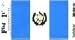 Vinyl Decal- Guatemala Flag Sticker