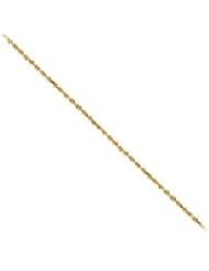 8" Diamond Cut Royal Rope Bracelet in 10K Yellow Gold