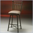 Pastel Furniture Bostonian Bronze 34" Swivel Bar Stool in Shandora Toast