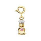 14kt. Gold, Princess Charm