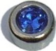 Clearly Charming September Round Birthstone Heart Locket Charm