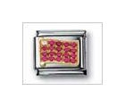 China Flag Mix Classic CZ, Italian Charm by Nomination Charms