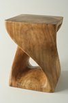 Acacia Wood Twisty Stool 7589