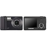 Samsung L77 - Digital camera - compact - 7.1 Mpix - optical zoom: 7 x - supported memory: MMC, SD, SDHC - black