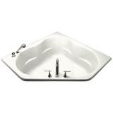 60 X 60 Acrylic Corner Bath Proflex Biscuit