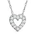 ZALES Diamond Mini Heart Pendant in 14K White Gold 1/10 CT. T.W. hearts