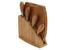Oenophilia Bamboo Cheese Set in Caddy Cookware Sets
