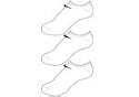 Nike Socken No Show Value 3er Pack schwarz/weiß Farbe: schwarz/weiß