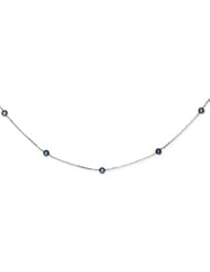 14K WG Peacock Cultured Pearl Necklace - PR55-16"