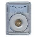 Certified Mercury Dime 1916-D VG08 PCGS